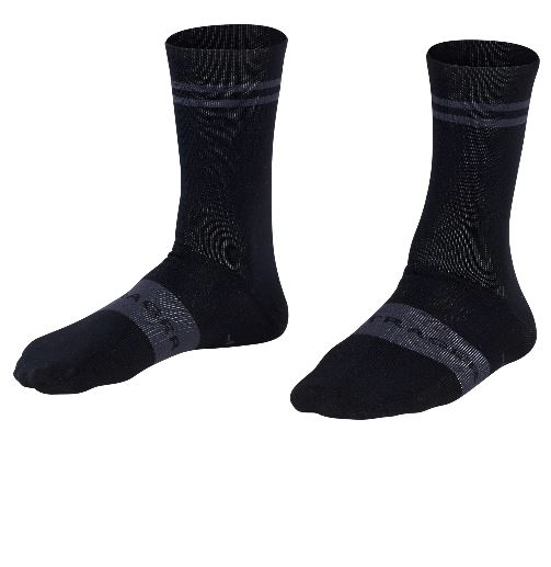 BONTRAGER SOCKS RACE CREW BLACK