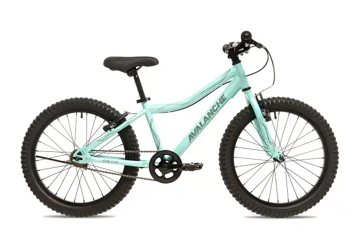 Avalanche Antix 20" girls bike with steel frame and V-brakes in blue