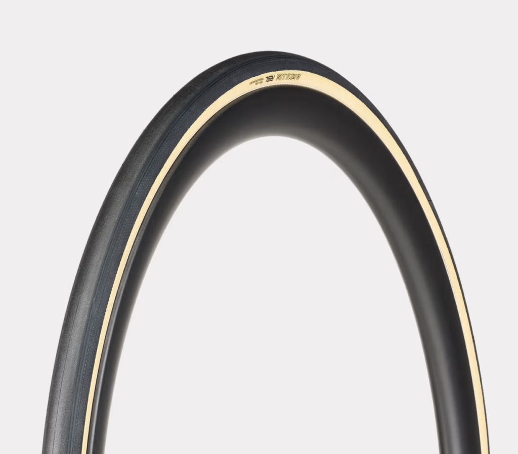 Bontrager Aeolus RSL TLR Road Race Tire Black/Tan for a road bike